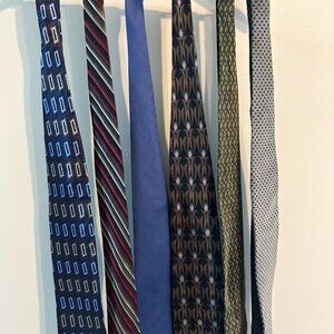 Lot of six men's ties